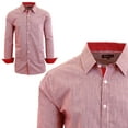 thumbnail image 6 of Men's Long Sleeve Checkered Dress Shirts, 6 of 6