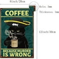 thumbnail image 2 of Letrero de hojalata con diseño de gato pirata, cartel de metal vintage, placa de pintura retro, cartel de hierro, decoración de pared, mural artístico, adorno colgante para el hogar, bar, cafetería,, 2 of 6
