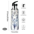 thumbnail image 5 of Tiger in Blue Water Bottles Insulated Thermos Kids Stainless Steel Bottle with Straw Lid Flask Leakproof for Sports Gym 20 oz, 5 of 7
