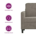 thumbnail image 3 of vidaXL Sofa Chair Living Room Accent Upholstered Chair with Armrest Velvet, 3 of 9