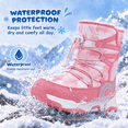thumbnail image 5 of Stepedia Kids Boys Girls Winter Snow Boots Waterproof Outdoor Warm Faux Fur Lined Boots, 5 of 10