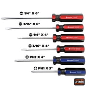 GreatNeck AA Series Screwdriver Set with Tray, 6 Pieces