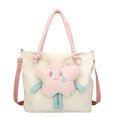 thumbnail image 2 of Bolsa cruzado japonés de nailon para mujer de gran capacidad Ehuebsd con asa superior reutilizable para viajes y trabajo, 2 of 9
