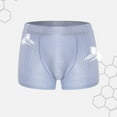 thumbnail image 5 of Sngxgn Boxer Briefs for Men, Stretch Breathable Men's Underwear(Light Blue,M), 5 of 5