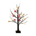 thumbnail image 2 of mmirethe Plastic Illuminated Halloween Bonsai Tree Spooky Decoration For Desktop Parties With Strong 60CMThree spell silv 1Set, 2 of 6