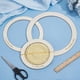 thumbnail image 5 of 6Pcs Round Macrame Cutting Molds Wooden Macrame Cutting Tool, 5 of 5
