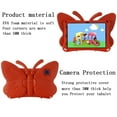 thumbnail image 5 of Dteck Case for Samsung Galaxy Tab A8 10.5 2022(SM-X200/X205/X207), Galaxy Tab A8 Case for Kids Friendly Protective Butterfly Stand Case for Samsung Galaxy Tab A8 10.5" 2022, Red, 5 of 5