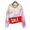 Pink & Purple, variant on Oudiya Kids Tie Dye Sweatshirt Crop Tops Hoodie Long Sleeve Pullover for Girls, 5-13 Years