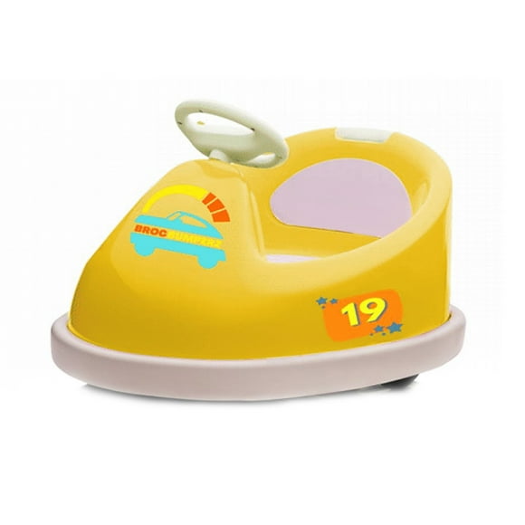 Best Ride On Cars Bumperz 6 Volt Kids Battery Powered Bumper Car, Yellow