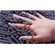 thumbnail image 5 of Alfombrilla de baño gruesa de chenilla, suave, antideslizante, absorbente, de secado rápido, para bañera (gris oscuro, 20 x 32 pulgadas), 5 of 7