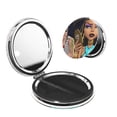 thumbnail image 1 of Pofeuu Monster High for Portable Pocket Makeup Mirror PU Cover Compact Travel Mirror with Normal and Magnifying Double Sided Glass-Round Shape, 1 of 9