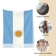 thumbnail image 5 of Women Flag Of Argentina Scarf Large Shawls For Travel Office, 5 of 6