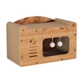 thumbnail image 1 of Tablero de rasguños de rasguños de gato, gran espacio para gatos interiores de la almohadilla de rasguño de gato para ejercicio de, 1 of 8