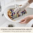 thumbnail image 7 of 4 Pcs Funny Kitchen Towels,Vibrant Floral Pattern Microfiber Dish Towels,Kitchen Tea Towels,Kitchen Towel Set (18" X 26"), 7 of 7
