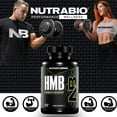 thumbnail image 4 of NutraBio HMB Supplement- HMB 1000mg- 120 Capsules, 4 of 9