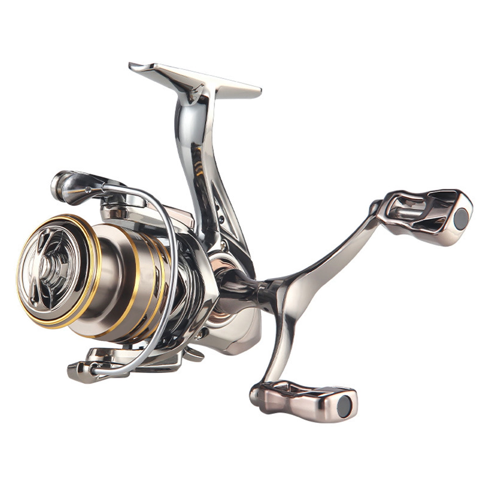 Spinnings Fishing Reel for Saltwater Freshwater Fishing 13Lbs Drag Fishing Reel Metal Spool 5.2:1 Gear Ratio Reel
