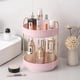 thumbnail image 1 of Organizador de maquillaje Aveniee 360, giratorio, 2 niveles, para Vanity Pink, 1 of 5