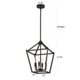 thumbnail image 2 of IRONCLAD Industrial Oil Rubbed Bronze Inverted Pendant Ceiling Fixture 12" Wide, 2 of 11