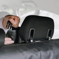 thumbnail image 4 of Forro de carga SUV para perros - Fundas de asiento de coche para perros Funda de asiento para mascotas para furgonetas, SUV - Negro, respaldo antideslizante impermeable y lavable Xemadio FLD-2007, 4 of 8