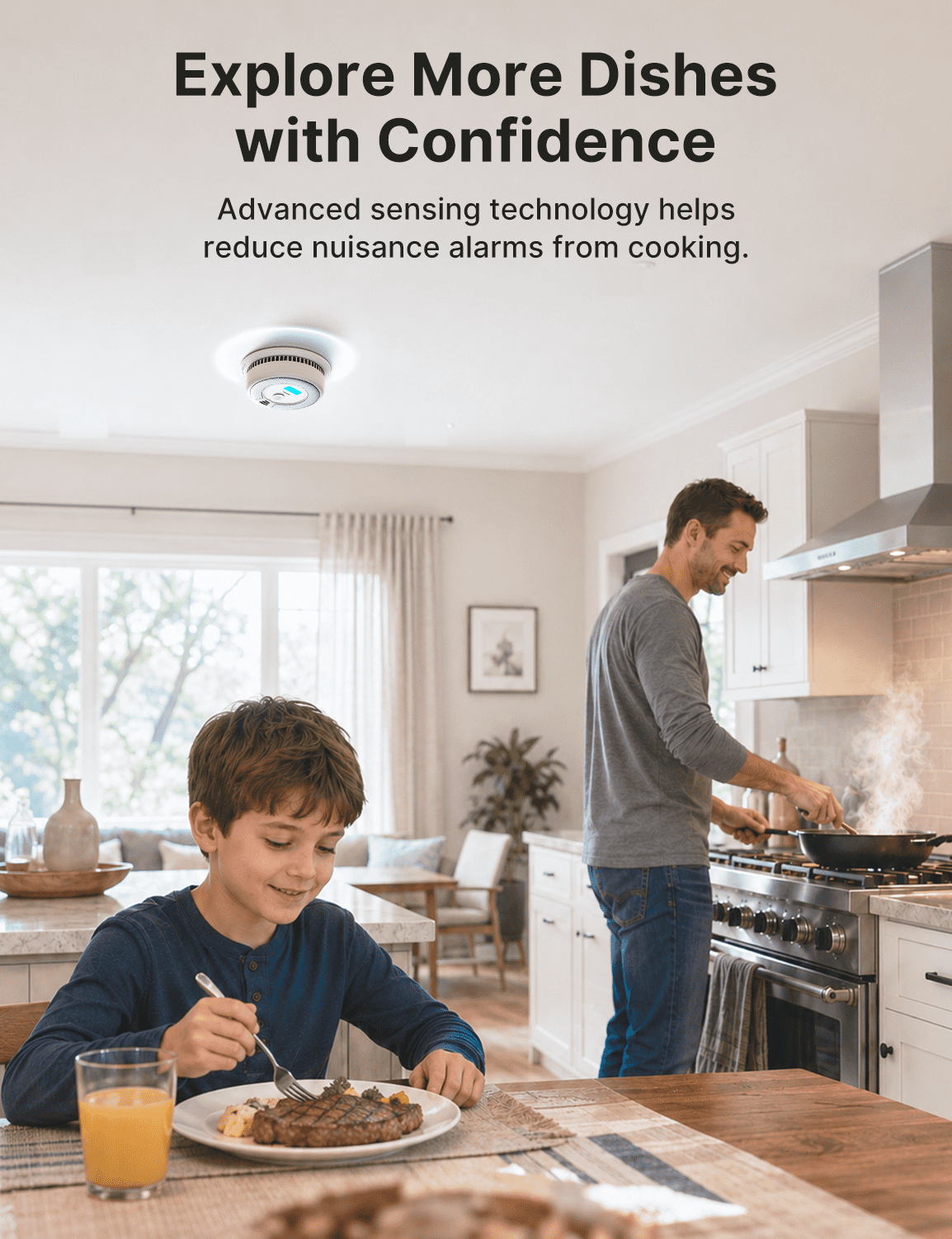 X-Sense Wireless Smoke and CO Detector, SC07-W, 10-Year Battery