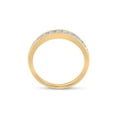 thumbnail image 5 of 14kt Yellow Gold Princess Diamond Bridal Wedding Ring Band Set 1 Cttw, 5 of 5
