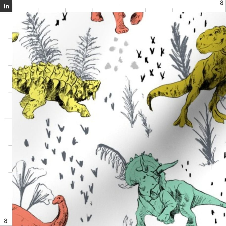 Spoonflower Fabric - Dino Pop Art Rainbow Dinosaur Whimsical Printed on Organic Cotton Knit Fabric Fat Quarter - Clothing Apparel T-Shirts - Spoonflower Fabric - Dino Pop Art Rainbow Dinosaur Whimsical Printed on Organic Cotton Knit Fabric Fat Quarter - Clothing Apparel T-Shirts -