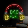 thumbnail image 3 of Glowneon Dad Fuel Beer Neon Sign, Dad Fuel Beer Led Light Decoration, 3 of 4