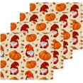 thumbnail image 2 of SKYSONIC Autumn Gnome Washcloths Set of 6, Highly Absorbent Soft Cotton Fingertip Towels for Bathroom, Kitchen, Gym, Spa, Home Decor, 12 x 12 Inch, 2 of 7