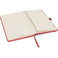 thumbnail image 4 of Carnet A5 avec Pages Doublées, Boucle pour Stylo, Ruban, Journal Rigide Moyen, Note, Papier Source Durable (Rouge), 4 of 5