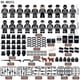 thumbnail image 3 of Black SWAT weapon shield dog M8003 minifigure military doll model small particle assembled building block toy, 3 of 5