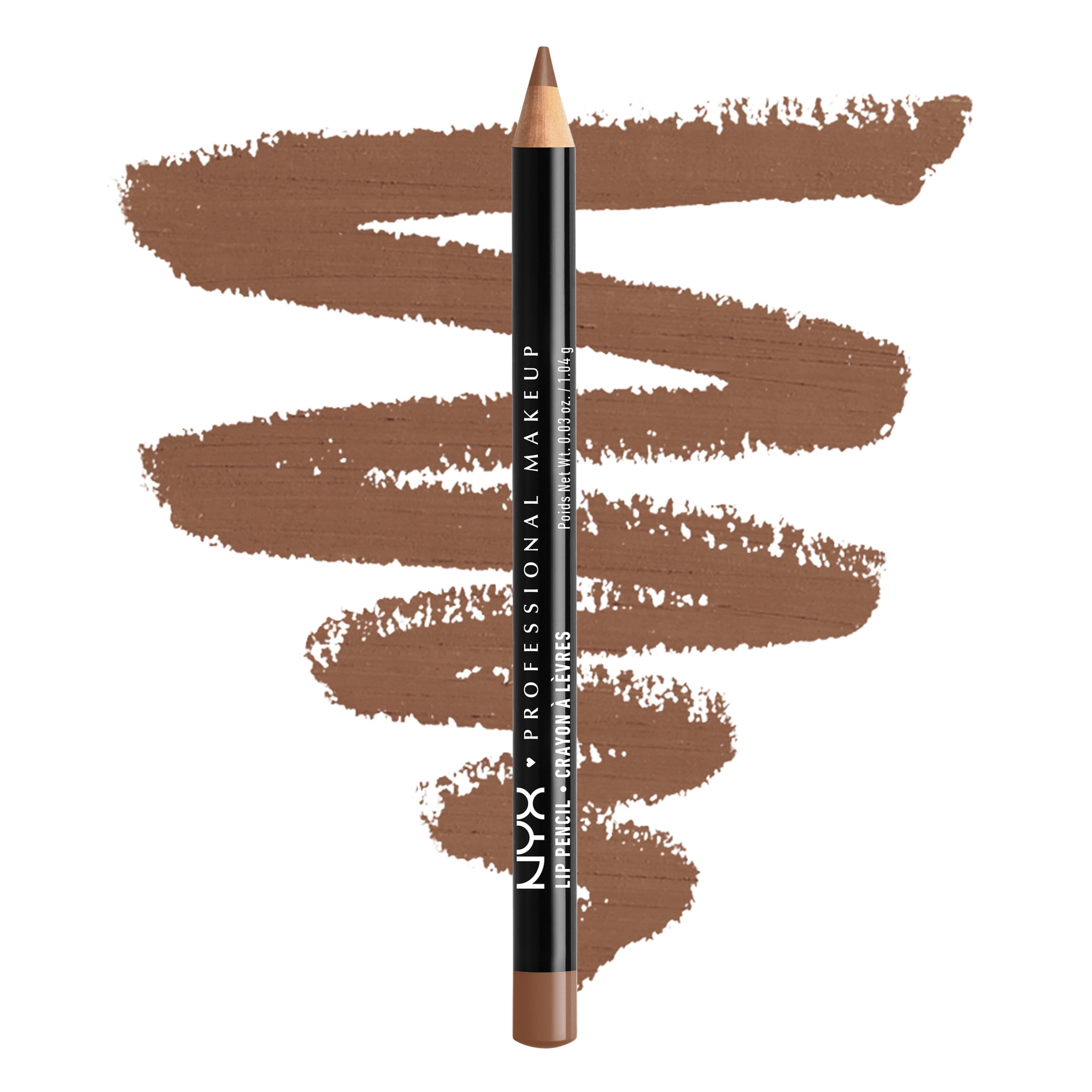 NYX Professional Makeup Slim Lip Pencil, Long-Lasting Creamy Lip Liner, Nude Truffle, 0.035 oz