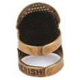 thumbnail image 1 of 2pcs Adjustable Thimble Household Sewing Brass Metal Thimble Adjustable Brass Metal Thimble Adjustable Knitting DIY Tools Quilting Craft Brass Metal Thimble, 1 of 6