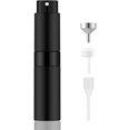 thumbnail image 1 of 8ml Portable Mini Perfume Atomizer, Refillable Empty Small Spray Bottle for Travel, Twist Tpye Pocket Cologne Sprayer (Matte Black), 1 of 5