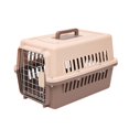 thumbnail image 1 of TISHITA Chenil de Transport Rigide pour Chat Chien Cage pour Lapins Voyage Extérieur Marron Taille P, 1 of 8