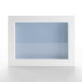 thumbnail image 2 of 6x6 Shadow Box Frame Painted White Real Wood with a Blue Acid-Free Backing | 3/4" of Usuable Depth, 2 of 8