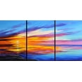 thumbnail image 2 of Gercken, Graham 18x11 Black Ornate Wood Framed with Double Matting Museum Art Print Titled - Ocean Sunset, 2 of 4