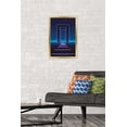 thumbnail image 2 of Geometric Neon Wall Poster, 14.725" x 22.375", Framed, 2 of 6