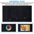 thumbnail image 3 of Puzzles Roll Mat Game Storage Accessory Keep Tidy Felt Printing Jigsaw Blanket Up To 1500 Pieces with Storage Bag Travel Home black, 3 of 9