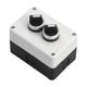 thumbnail image 4 of Caja de control del interruptor de botón pulsador 22 mm pulgadas con botón impermeable y a prueba de polvo, 4 of 8