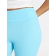 thumbnail image 4 of No Boundaries Ribbed Knit Flare Pants, Women's XXS-XXL, 4 of 5