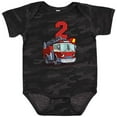 thumbnail image 3 of Inktastic 2nd Birthday Fire Truck Boys or Girls Baby Bodysuit, 3 of 5