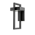 thumbnail image 5 of Z-Lite 566M-BK-LED Luttrel 15-Inch Modern Outdoor Sconce Wall Light, Black, 5 of 6