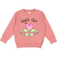 thumbnail image 2 of Inktastic Gigi's Girl Heart Flowers Toddler Sweatshirt, 2 of 4