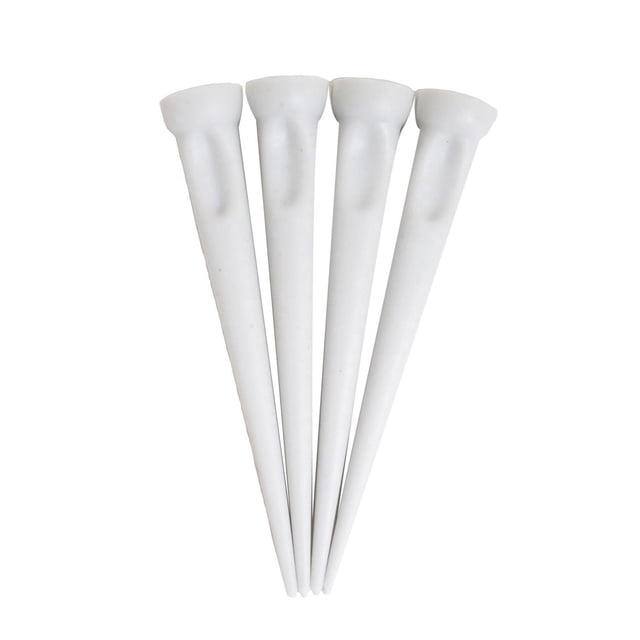 3 1/4" (82mm) Hep Tee PRO White Plastic Golf Tees, pack of 4 by Hep Tee