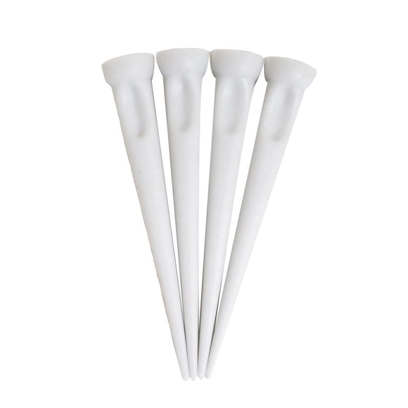 3 1/4" (82mm) Hep Tee PRO Tés De Golf En Plastique Blanc, paquet De 4 par Hep Tee
