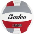 thumbnail image 1 of Baden LEXUM Volleyball en Microfibre Intérieur - Ballon de Jeu Officiel Approuvé NFHS, Rouge/gris/blanc, 1 of 5