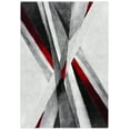 thumbnail image 2 of Safavieh Hollywood Jennifer Abstract Area Rug, Gray/Red, 8' x 10', 2 of 11