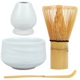 thumbnail image 1 of HLONK 4Pcs Japanese Matcha Tea Set Matcha Starter Making Kit with Matcha Whisk Bowl Whisk Holder and Scoop Safe Bamboo Tea Whisk and Ceramic Bowl Set for Matcha Tea, 1 of 11