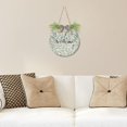 thumbnail image 6 of Coolnut Welcome Sign Hanging Plaque Sign Coniferous Branches Porch Wall Front Door Garden Home Welcome Hanging Sign, 12x12 in Home Decor, 6 of 7