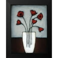 thumbnail image 2 of Eve 12x14 Black Modern Framed Museum Art Print Titled - Fire and Ice II, 2 of 5